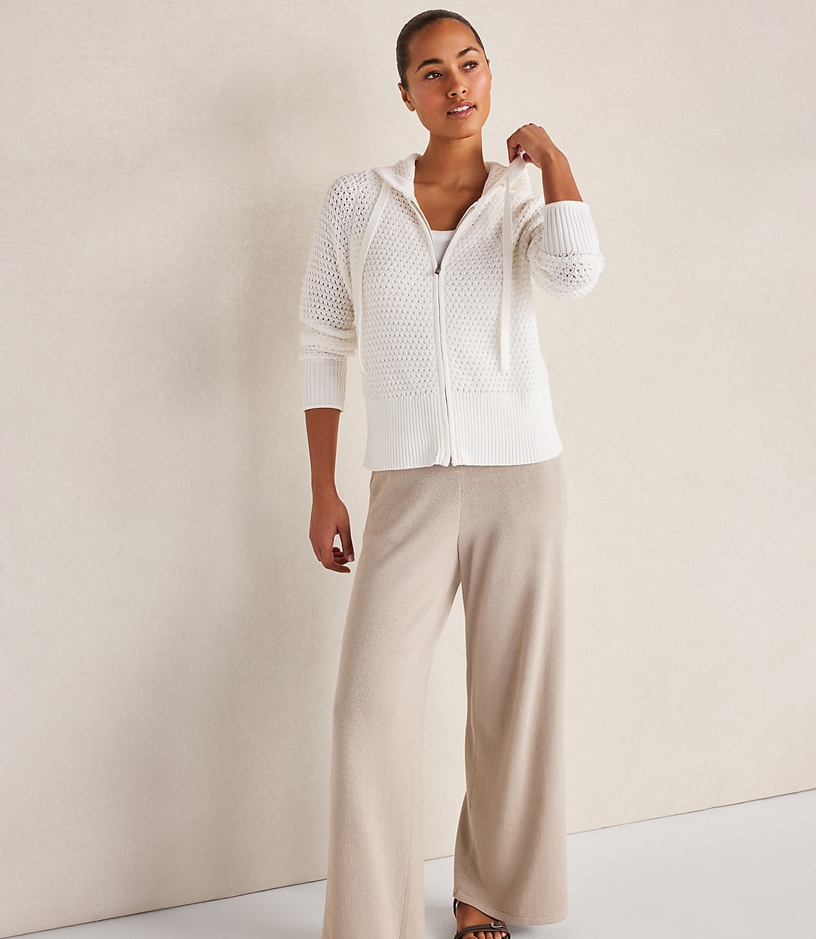 Haven Well Within Cotton Wave Stitch Zip-Up Hoodie