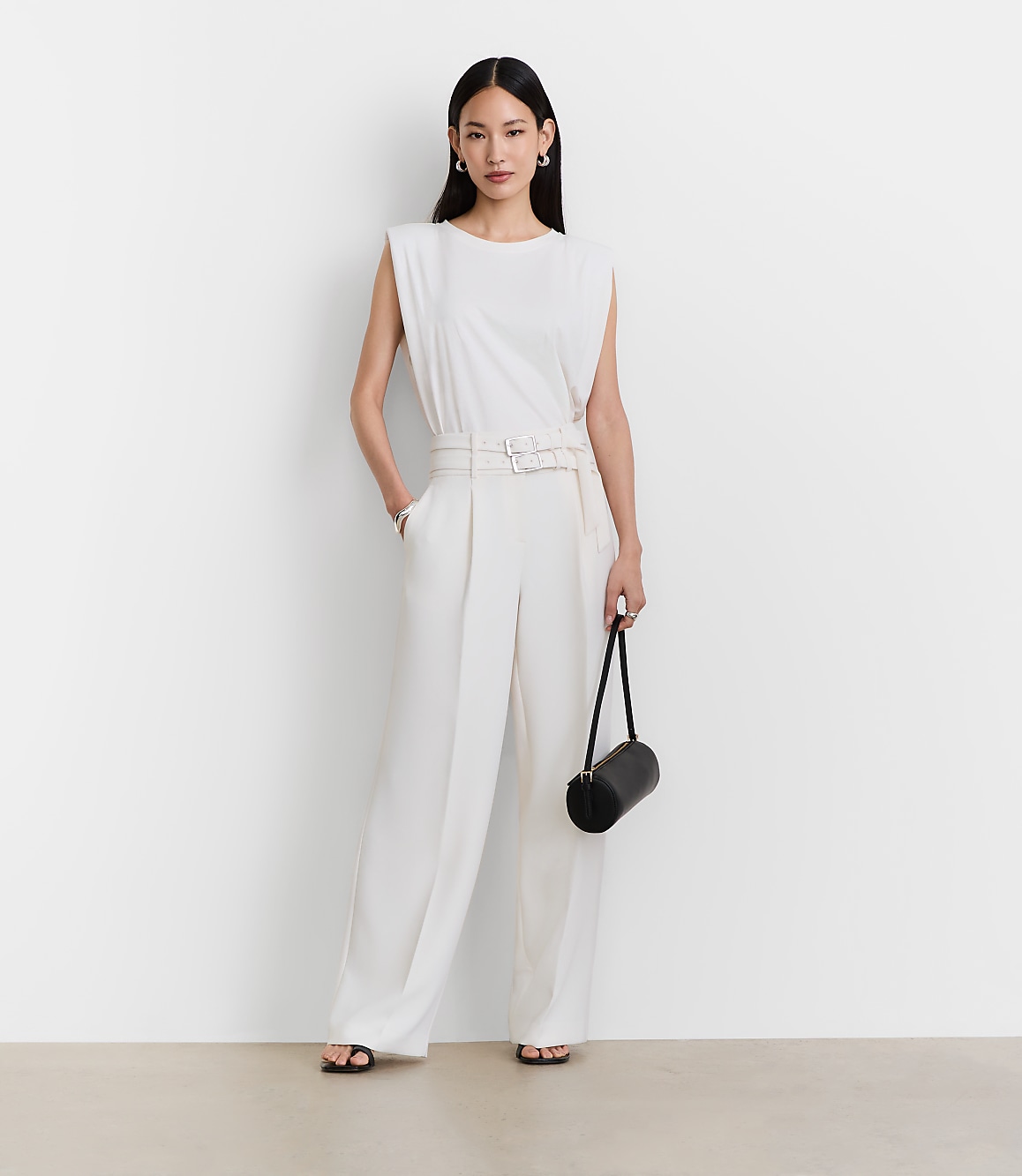 Petite LOFT Versa Cap Sleeve Jersey Top