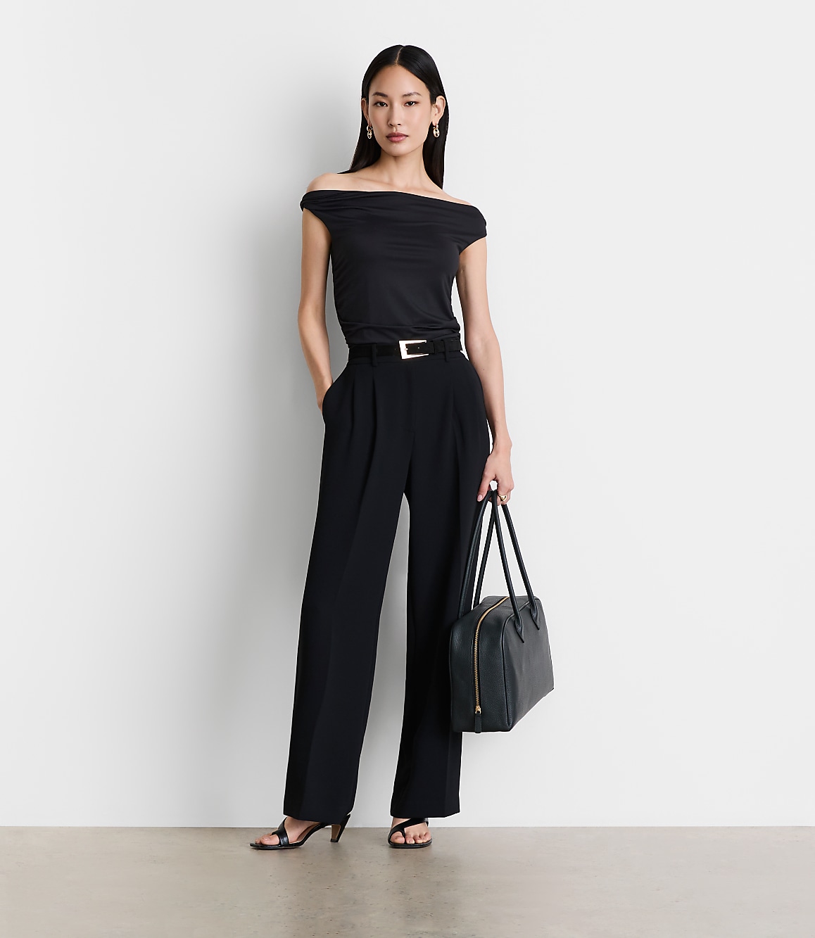 Petite LOFT Versa 360 Knit Off The Shoulder Top