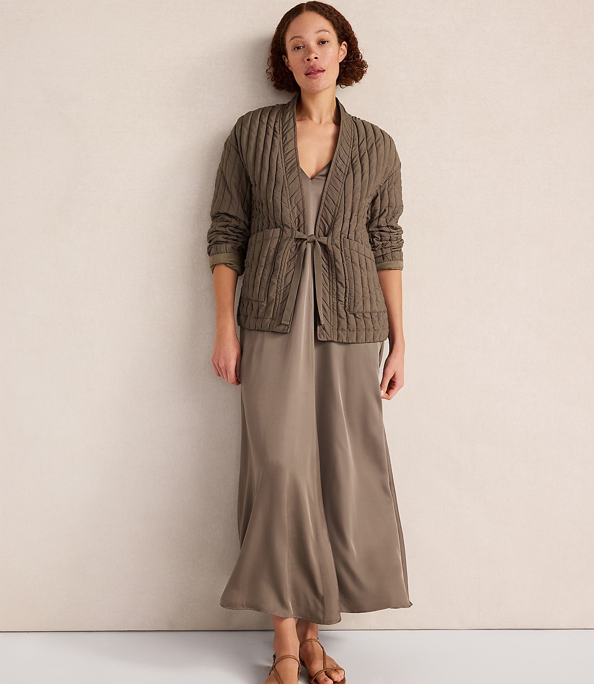 Haven Well Within Quilted Tie-Front Jacket