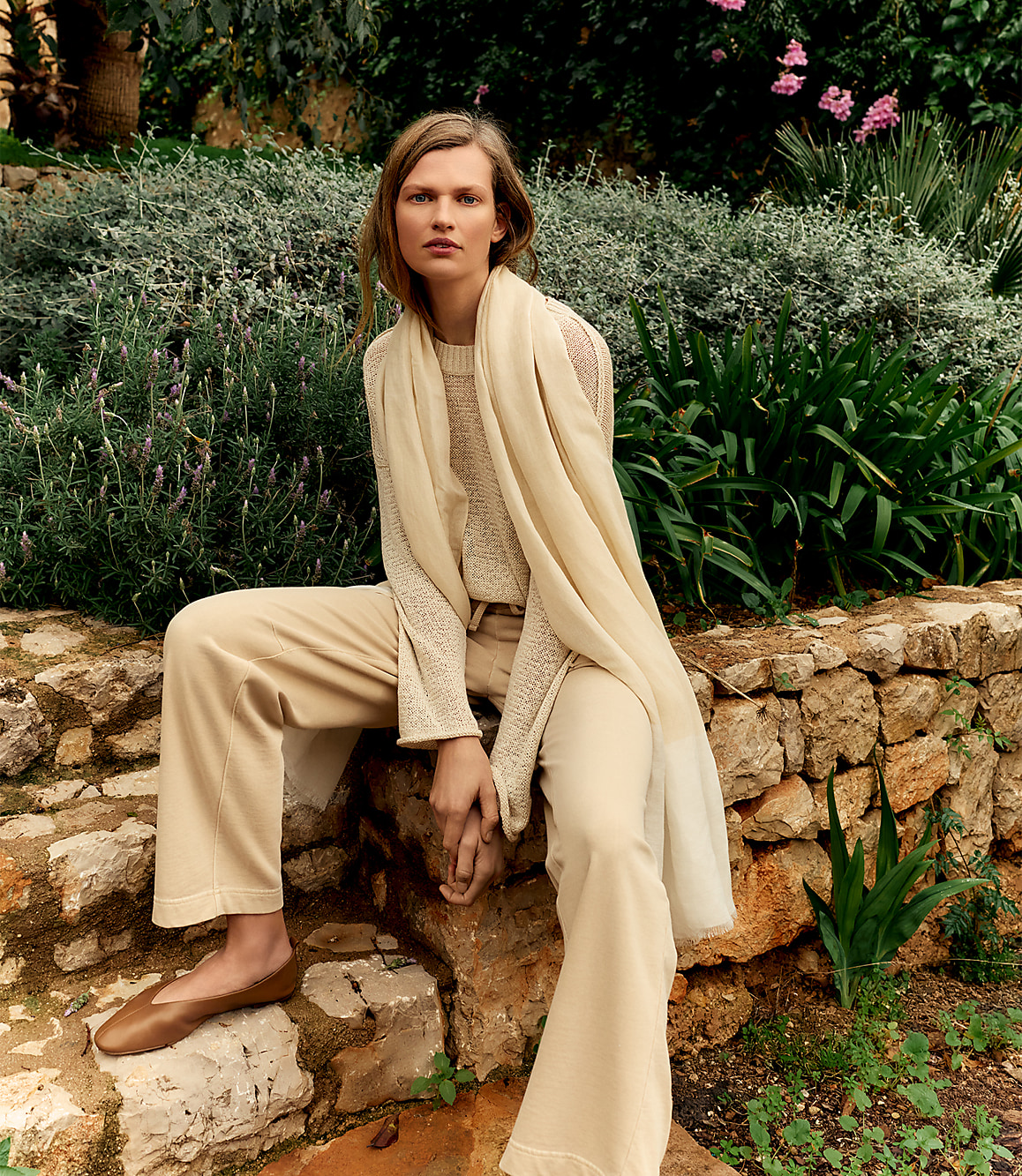 Haven Well Within Leather Almond Toe Flats