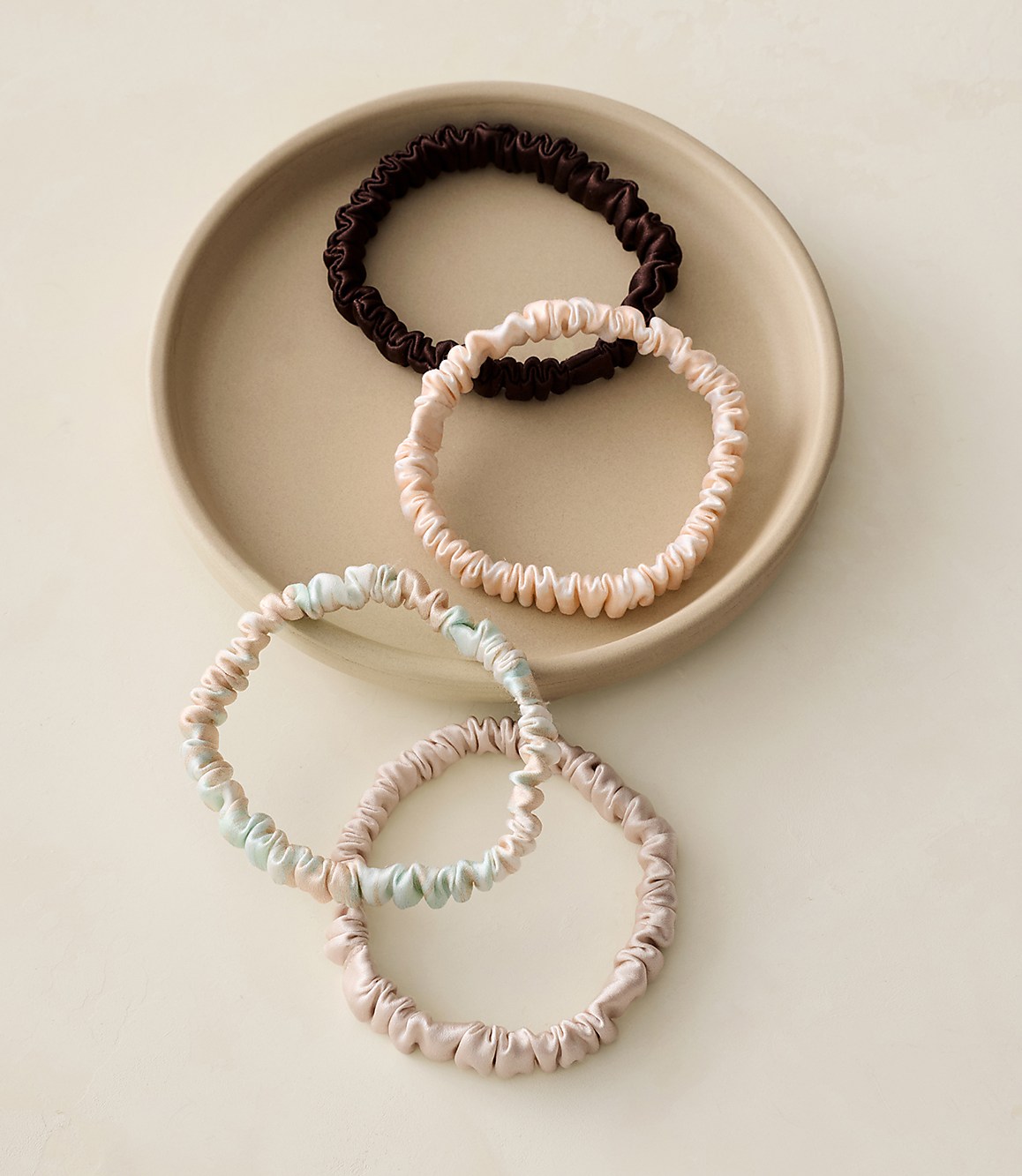 Haven Well Within Washable Silk Hair Ties - Pinstripe