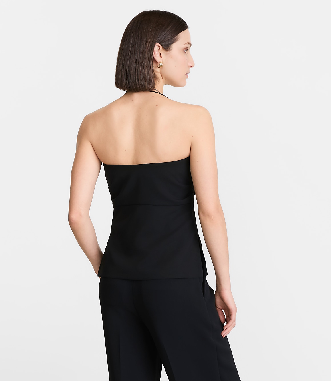 LOFT Versa Crepe Drape Bustier