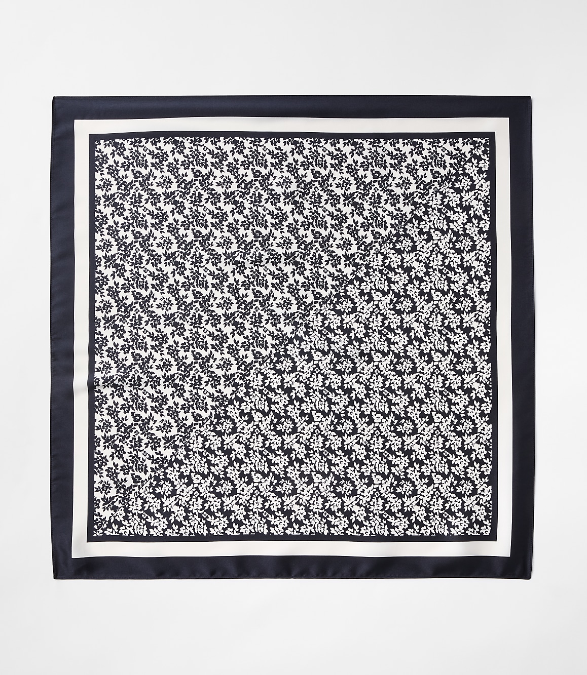 Floral Cluster Square Scarf