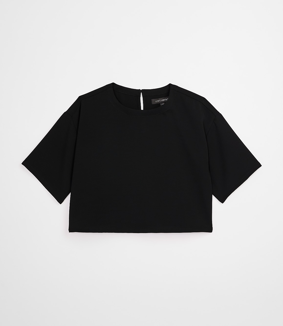 LOFT Versa Crepe Drape Relaxed Tee