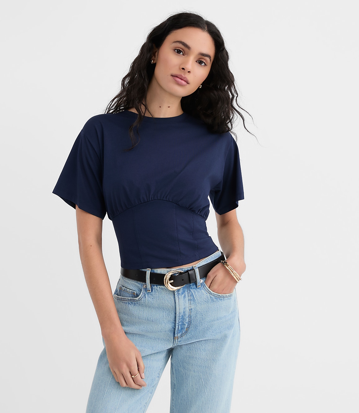 Corset Hem Tee