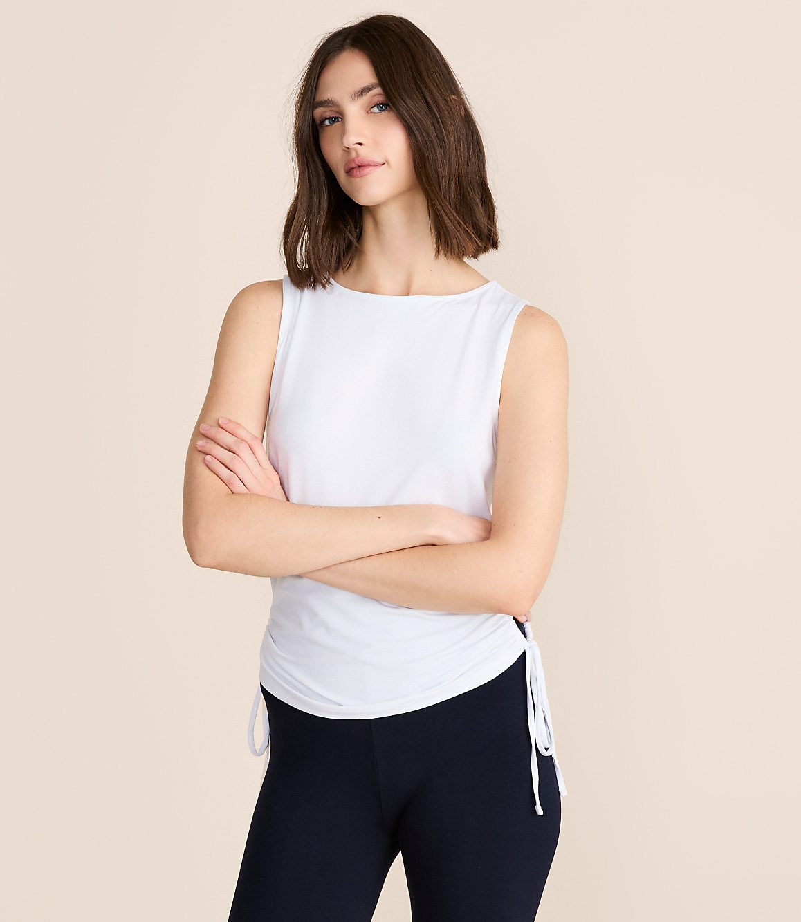 Lou & Grey Essential Modal Side Tie Tank Top