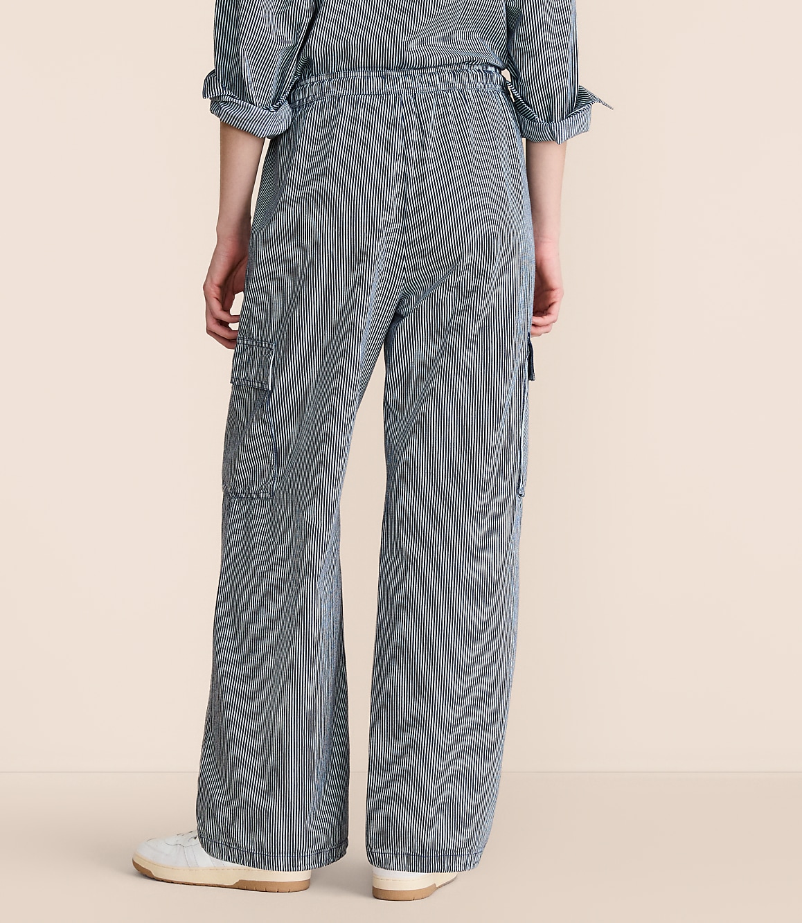 Lou & Grey Striped Adjustable Parachute Pants