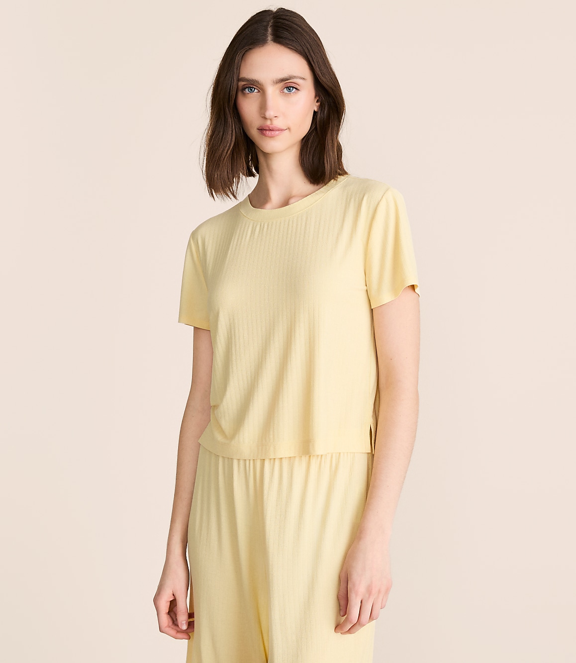 Lou & Grey Ribbed Modal Pajama Tee
