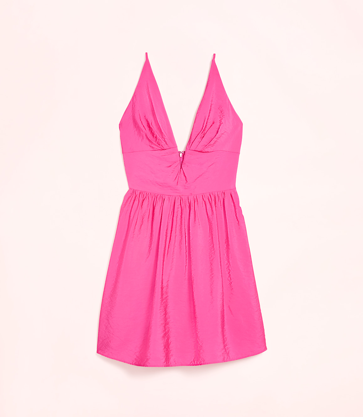 Lately V-Neck Flare Mini Dress