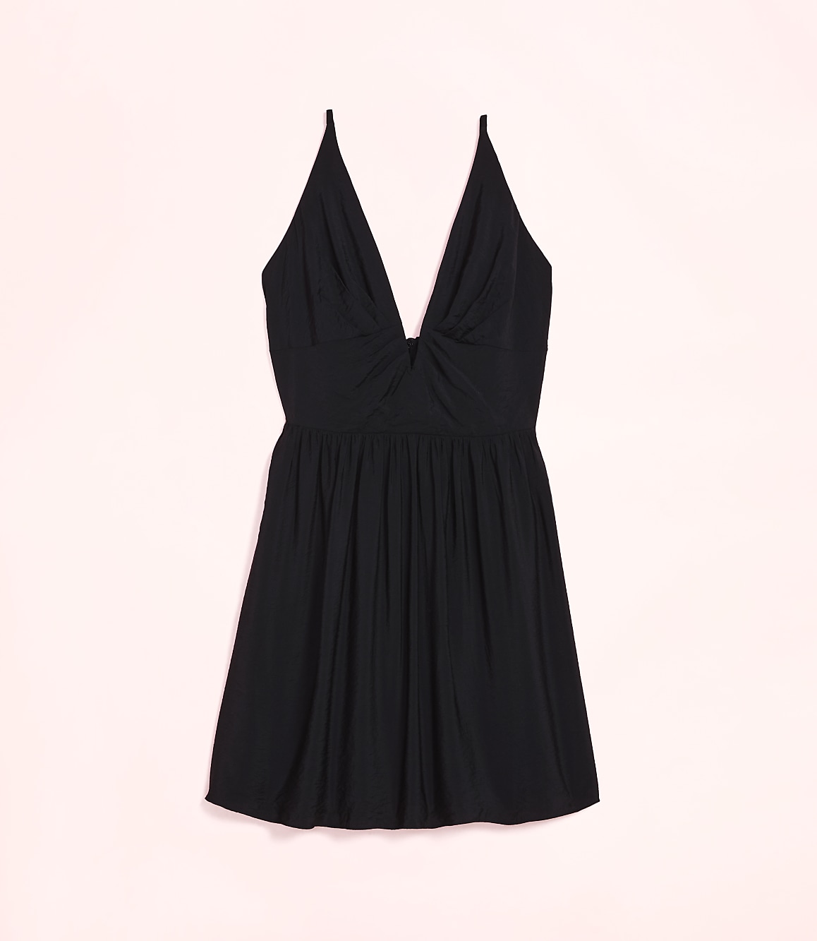 Lately V-Neck Flare Mini Dress