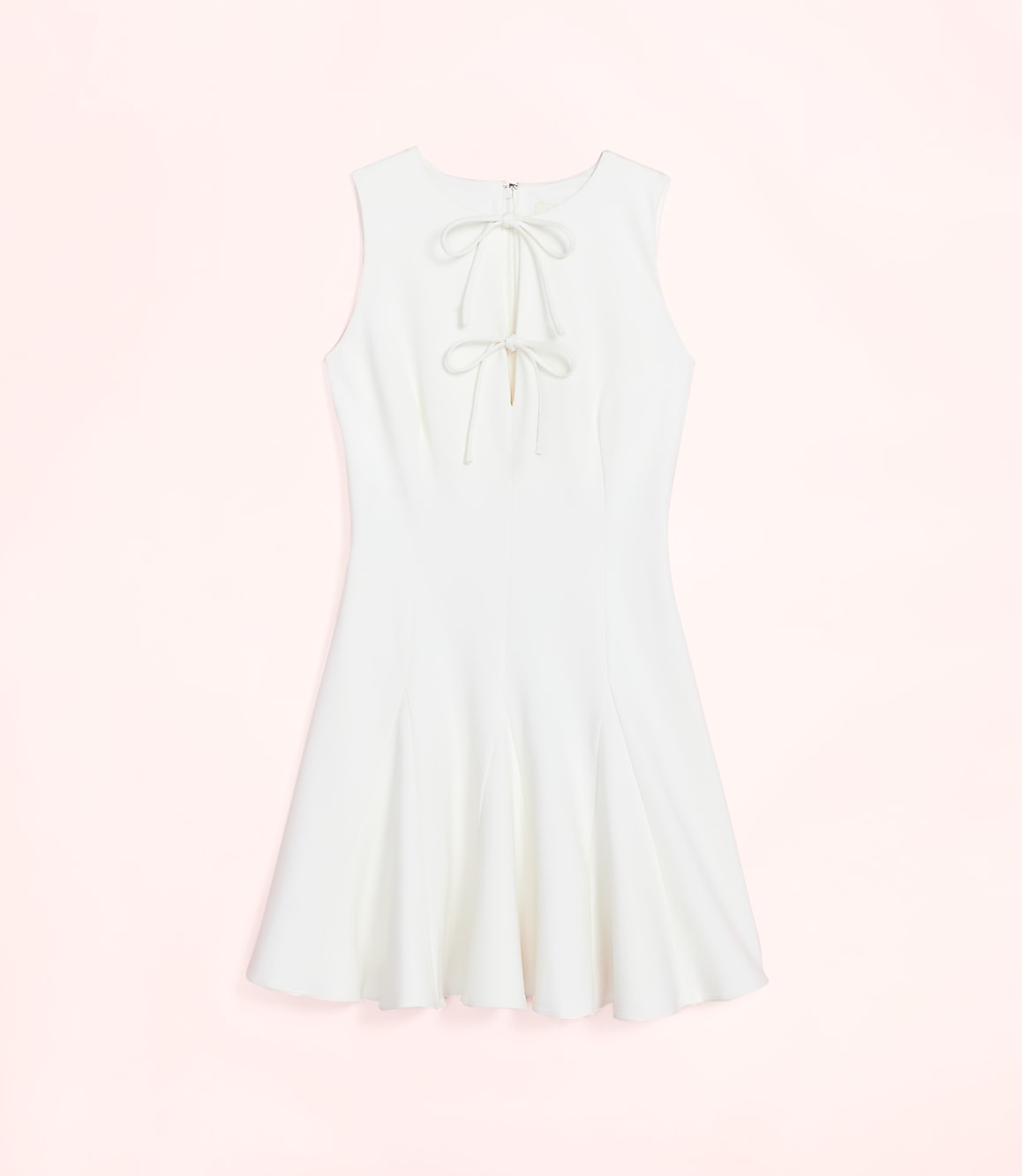 Lately Bow Flare Mini Dress