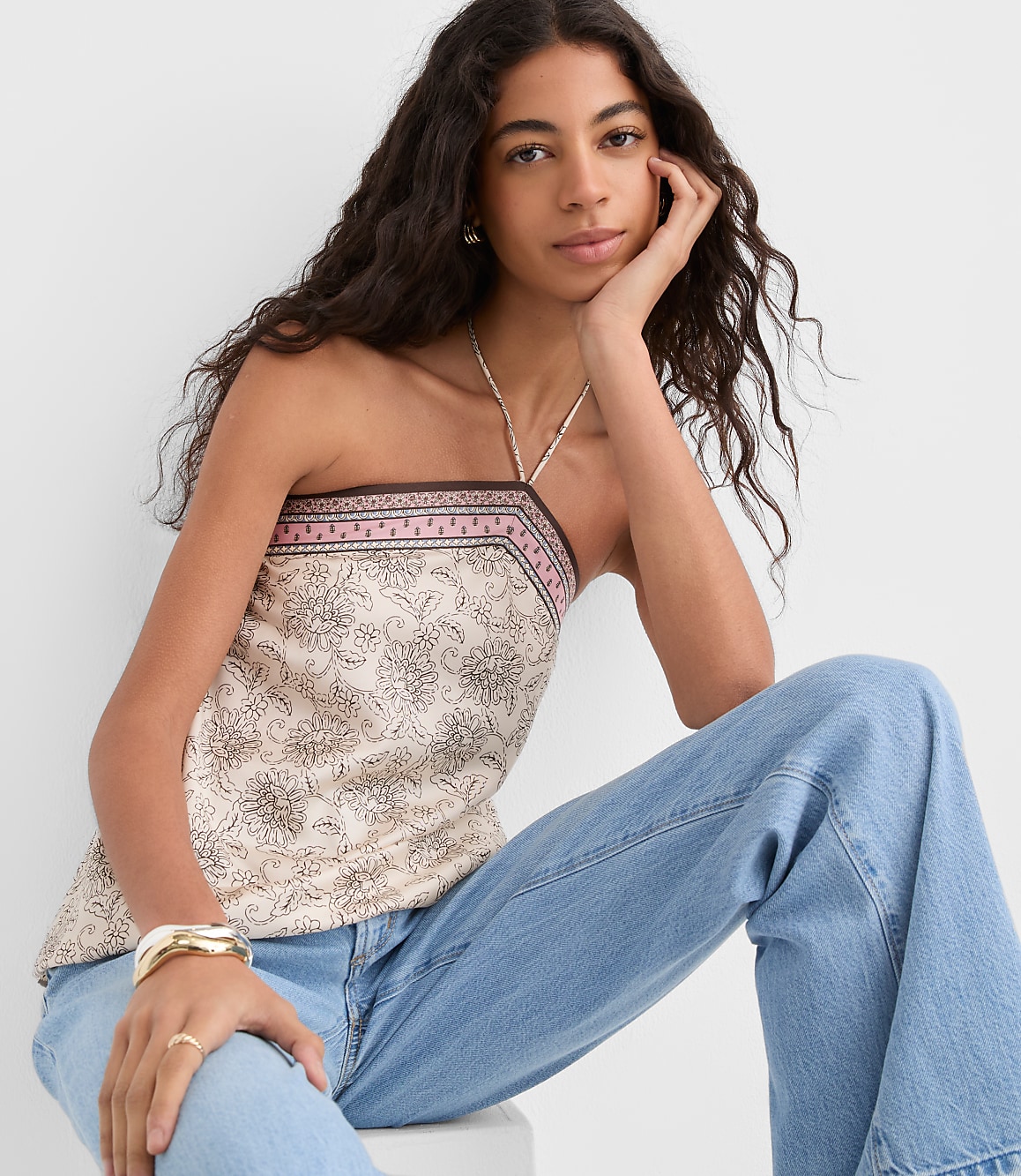 Petite Patchwork Halter Top