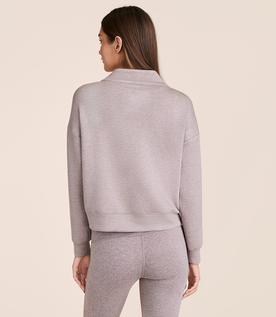 Petite Lou & Grey Heathered Scubasoft V-Neck Pocket Cardigan
