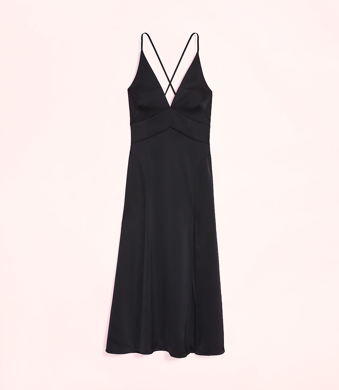 Lately Satin V-Neck Gown