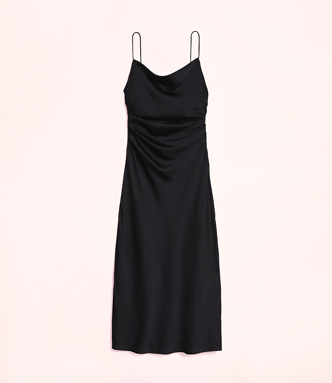 Lately Satin Bias Cowl Neck Gown