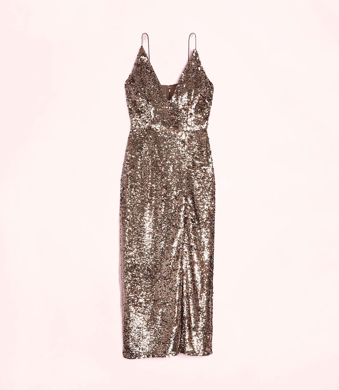 Lately Sequin V-Neck Gown