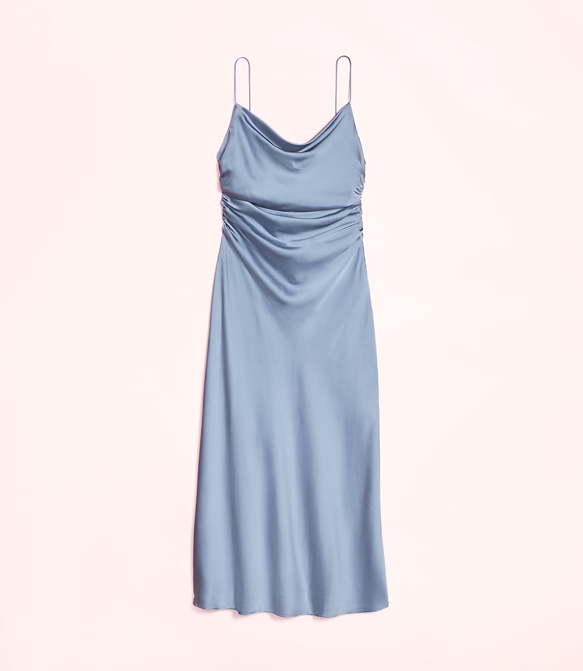 Lately Satin Bias Cowl Neck Gown