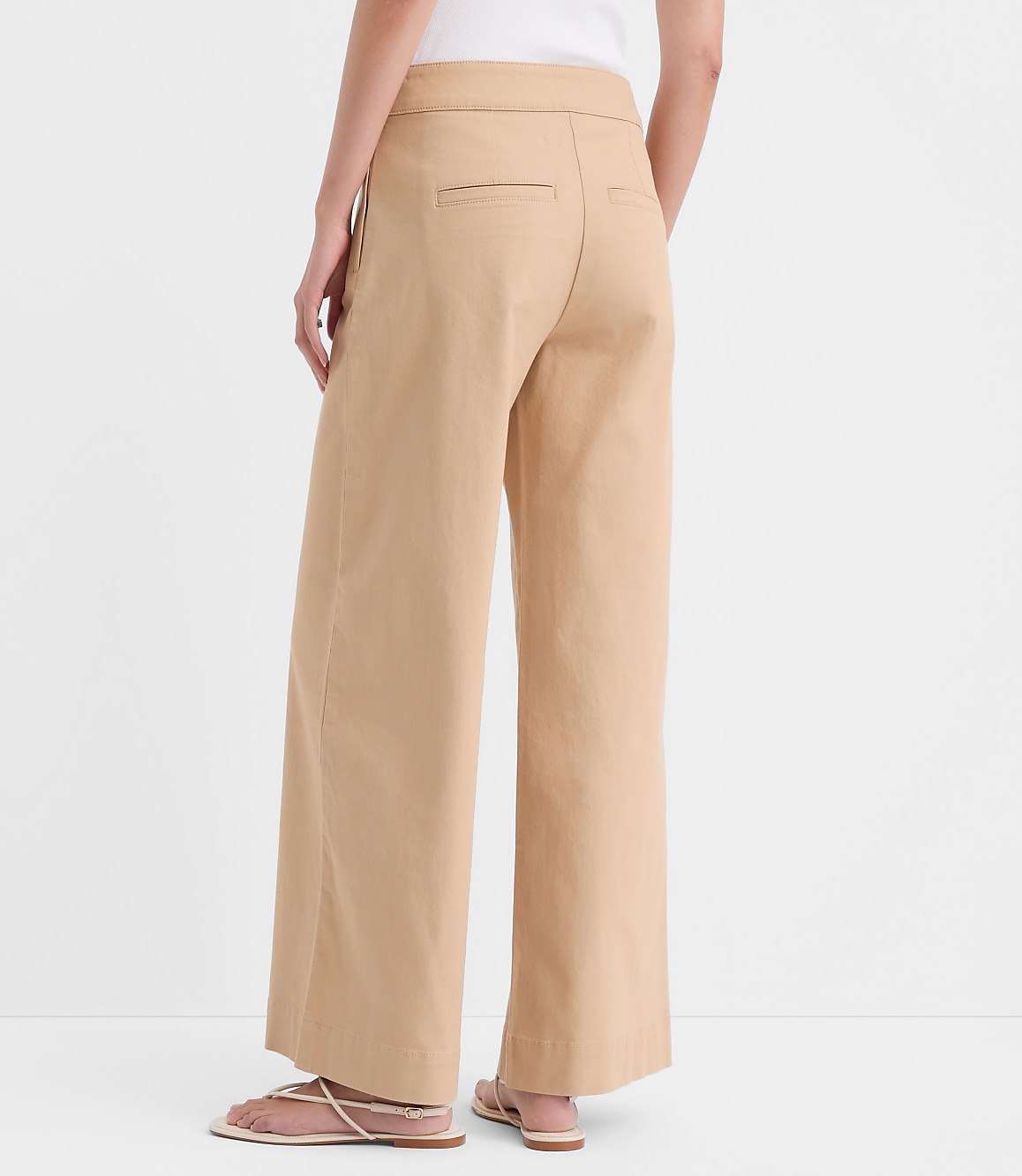 Petite Mariner Pants in Twill