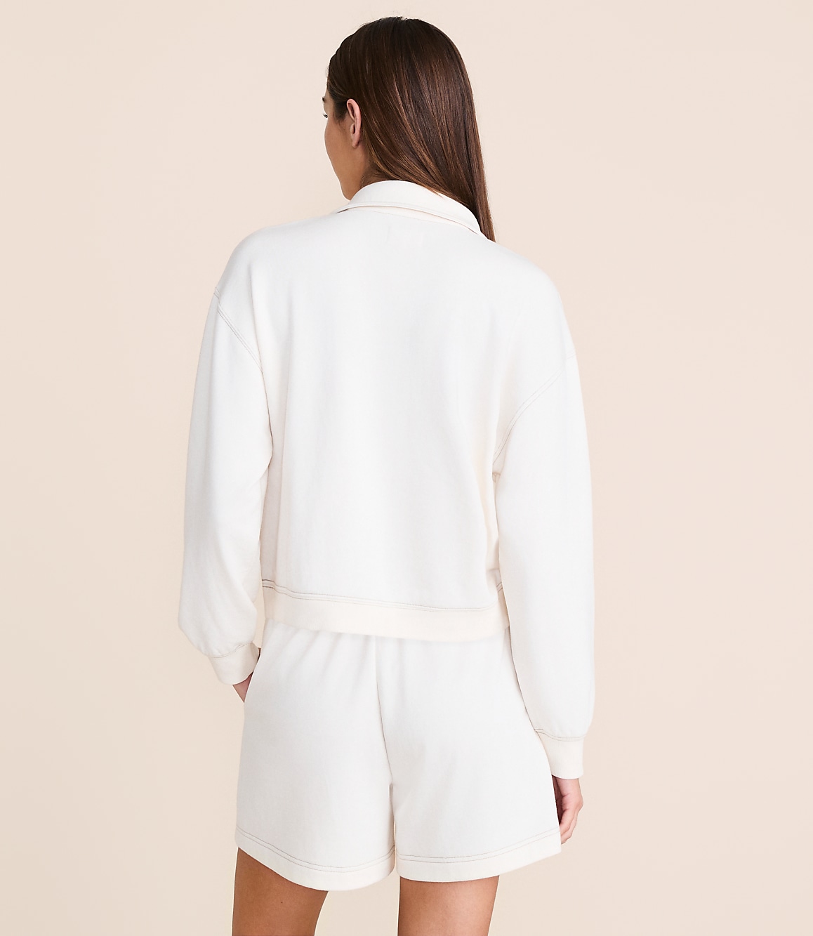 Petite Lou & Grey Terrysoft Polo Top