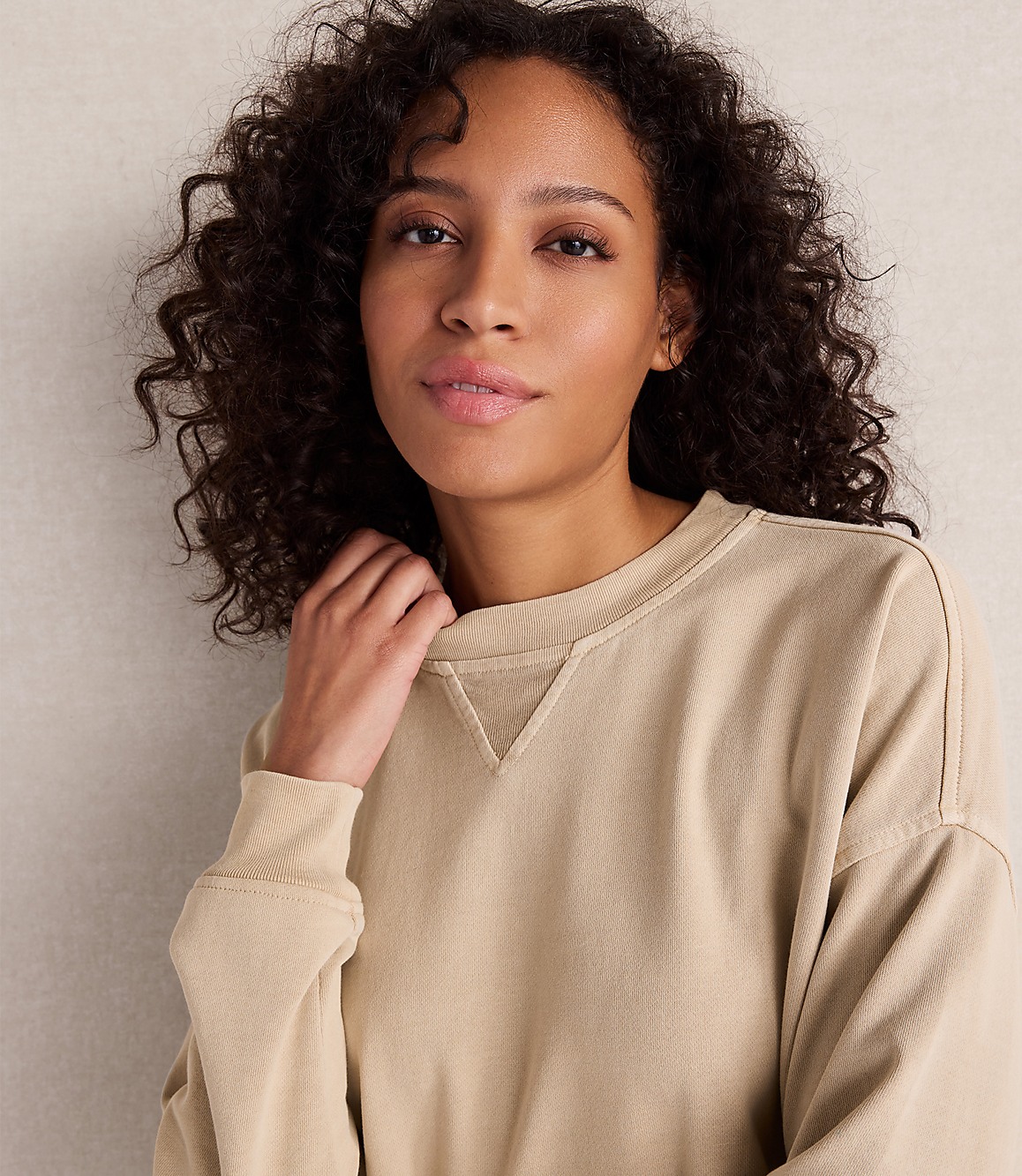 Haven Well Within Garment-Dyed Organic Cotton Terry Crewneck
