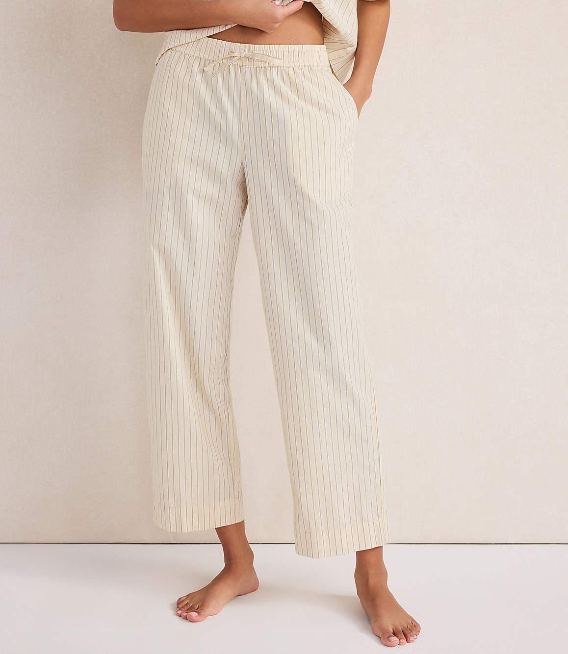 Haven Well Within Organic Cotton Poplin Scattered Floral Pajama Pants