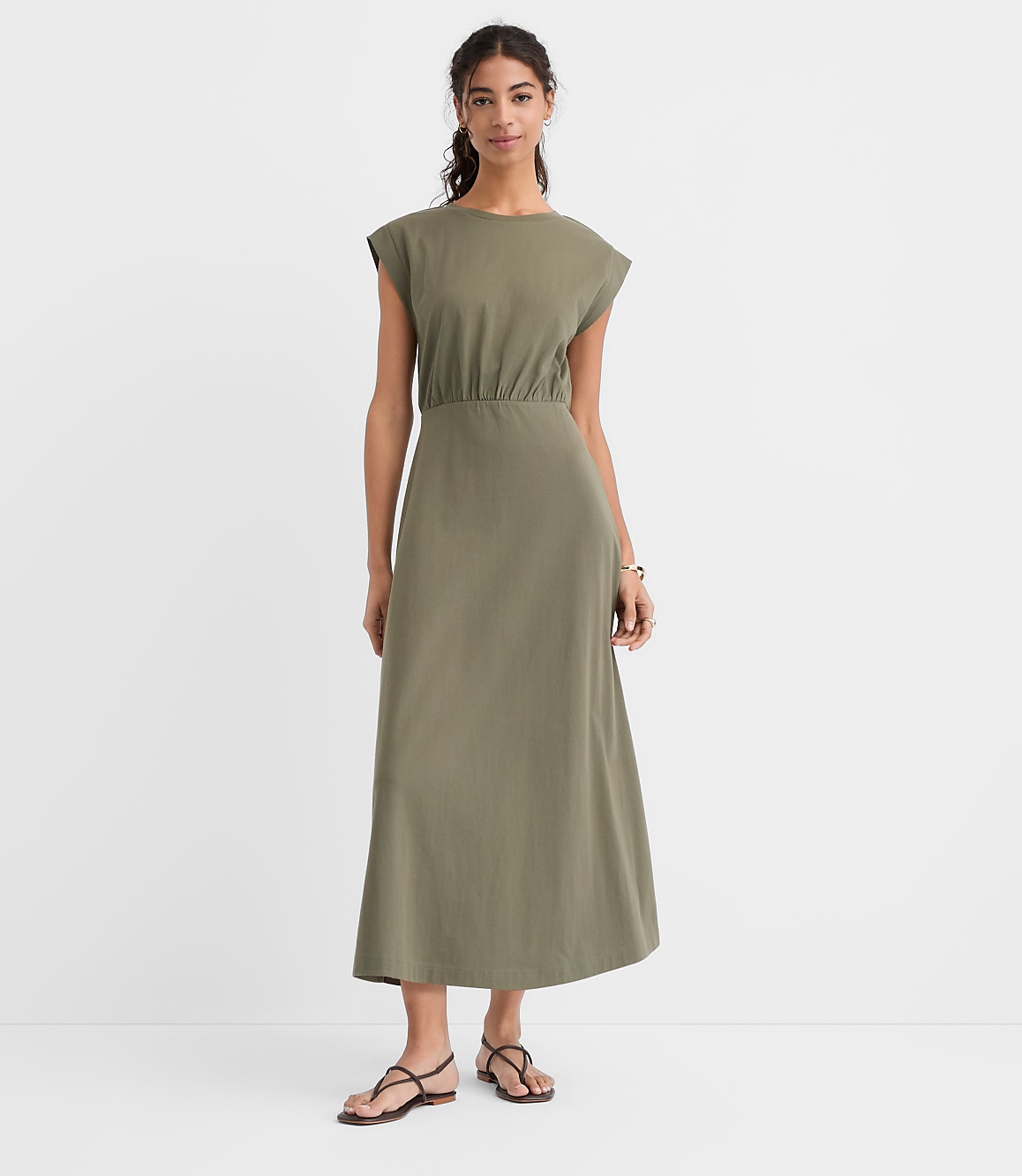 Petite Wedge Tee Midi Dress