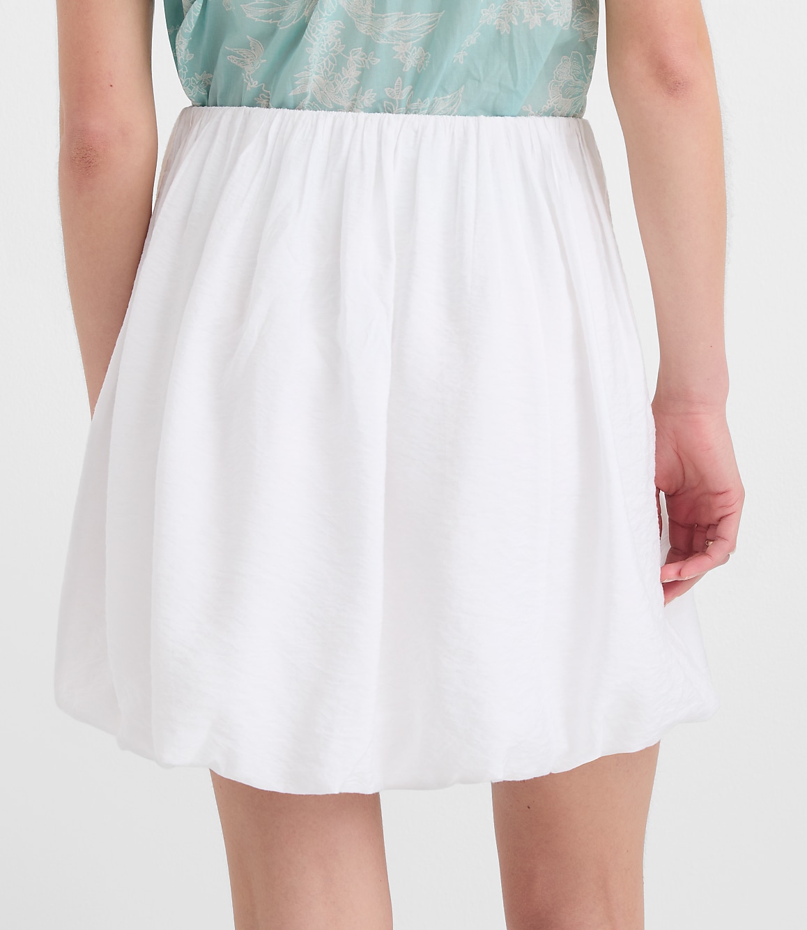 Petite Bubble Mini Pocket Skirt