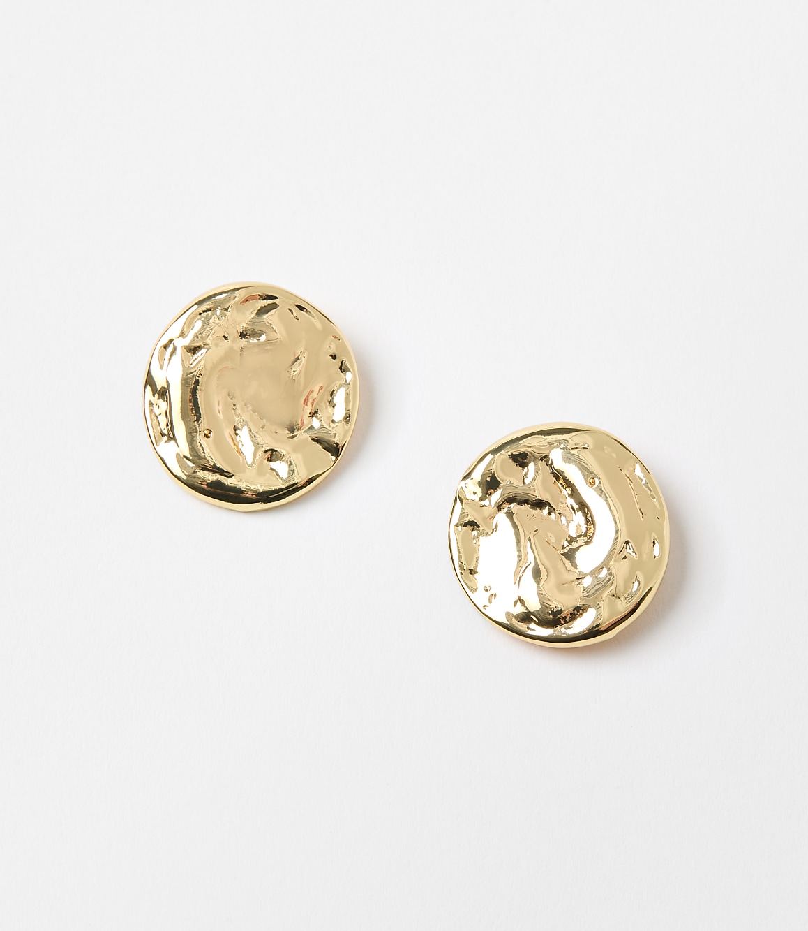 Coin Stud Earrings