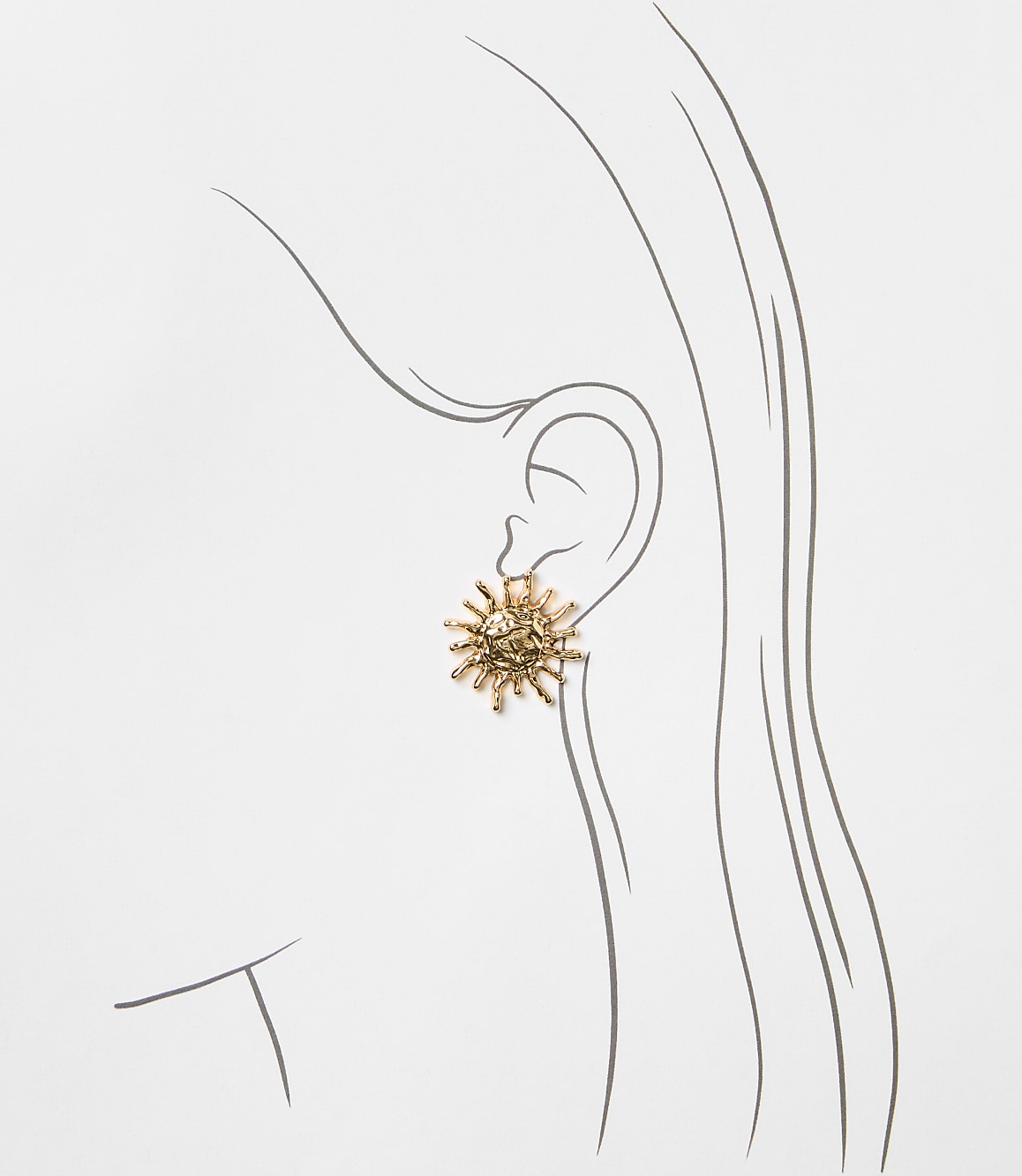 Sun Stud Earrings