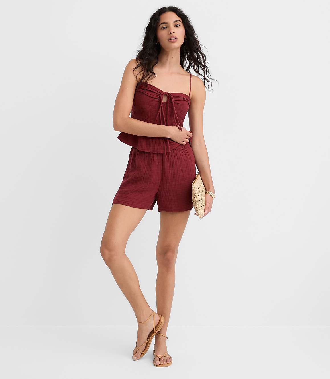 LOFT Beach Triple Cloth Shorts