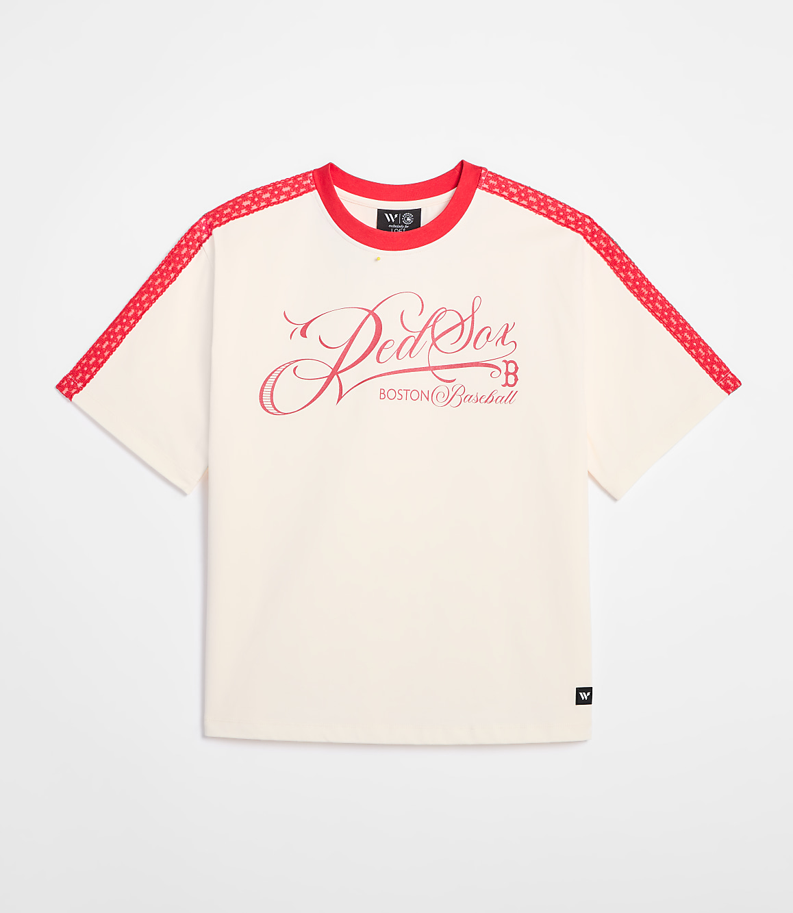Wild Collective Red Sox Oversized Tee