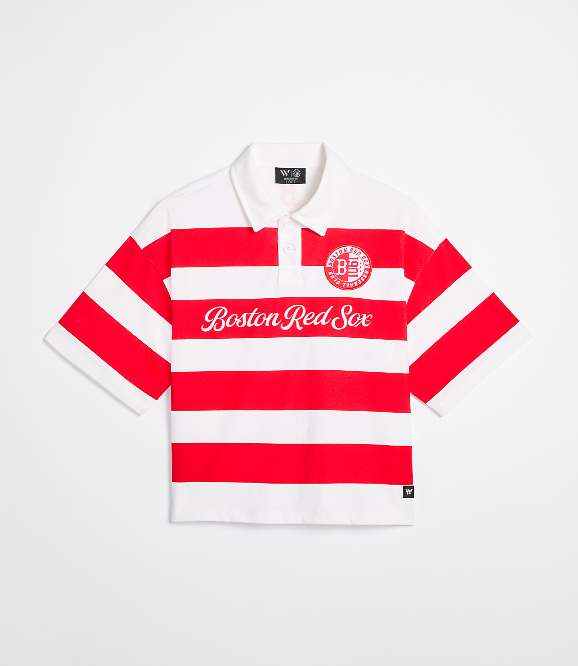 Wild Collective Red Sox Polo Tee