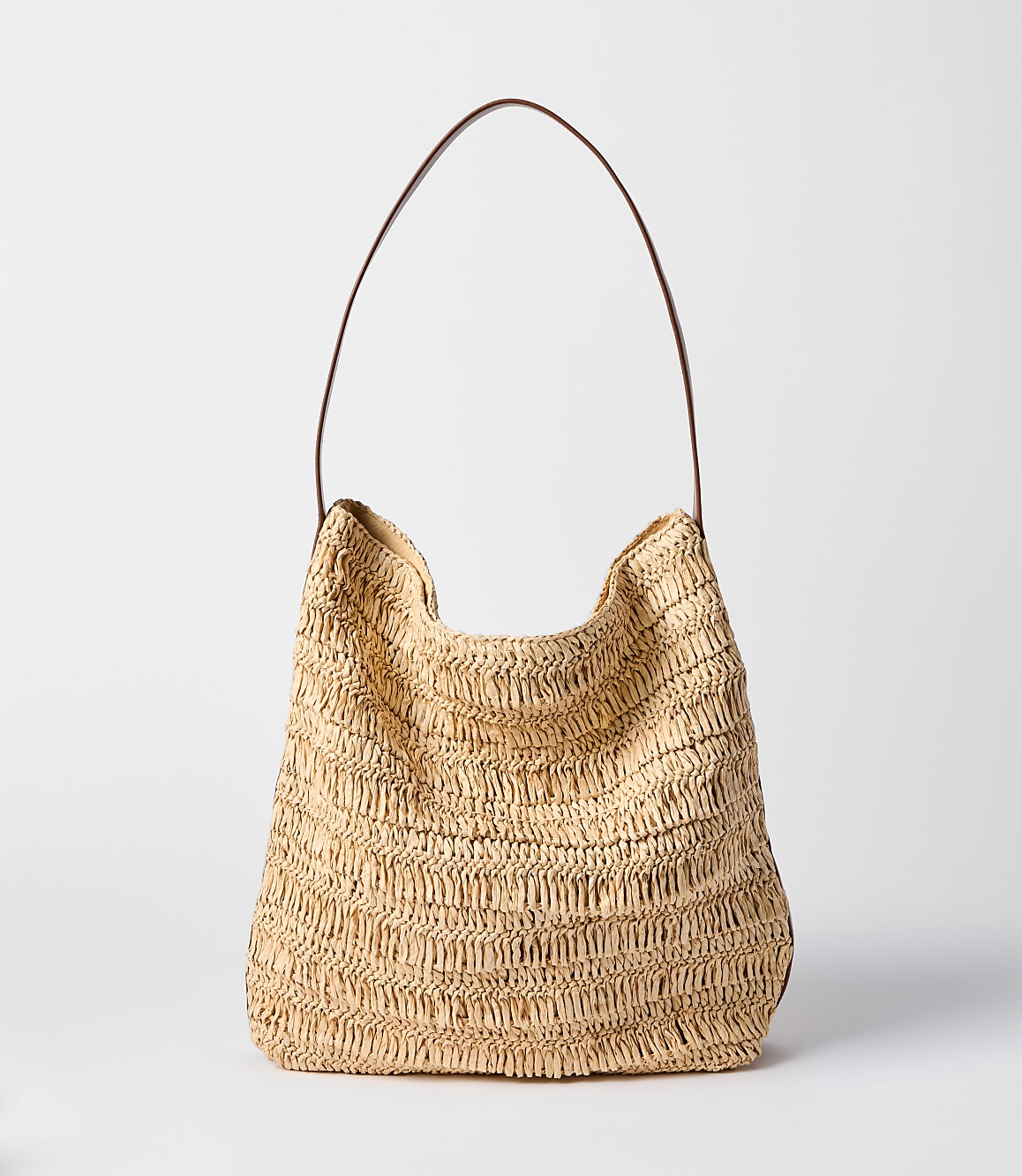 Raffia Bucket Bag