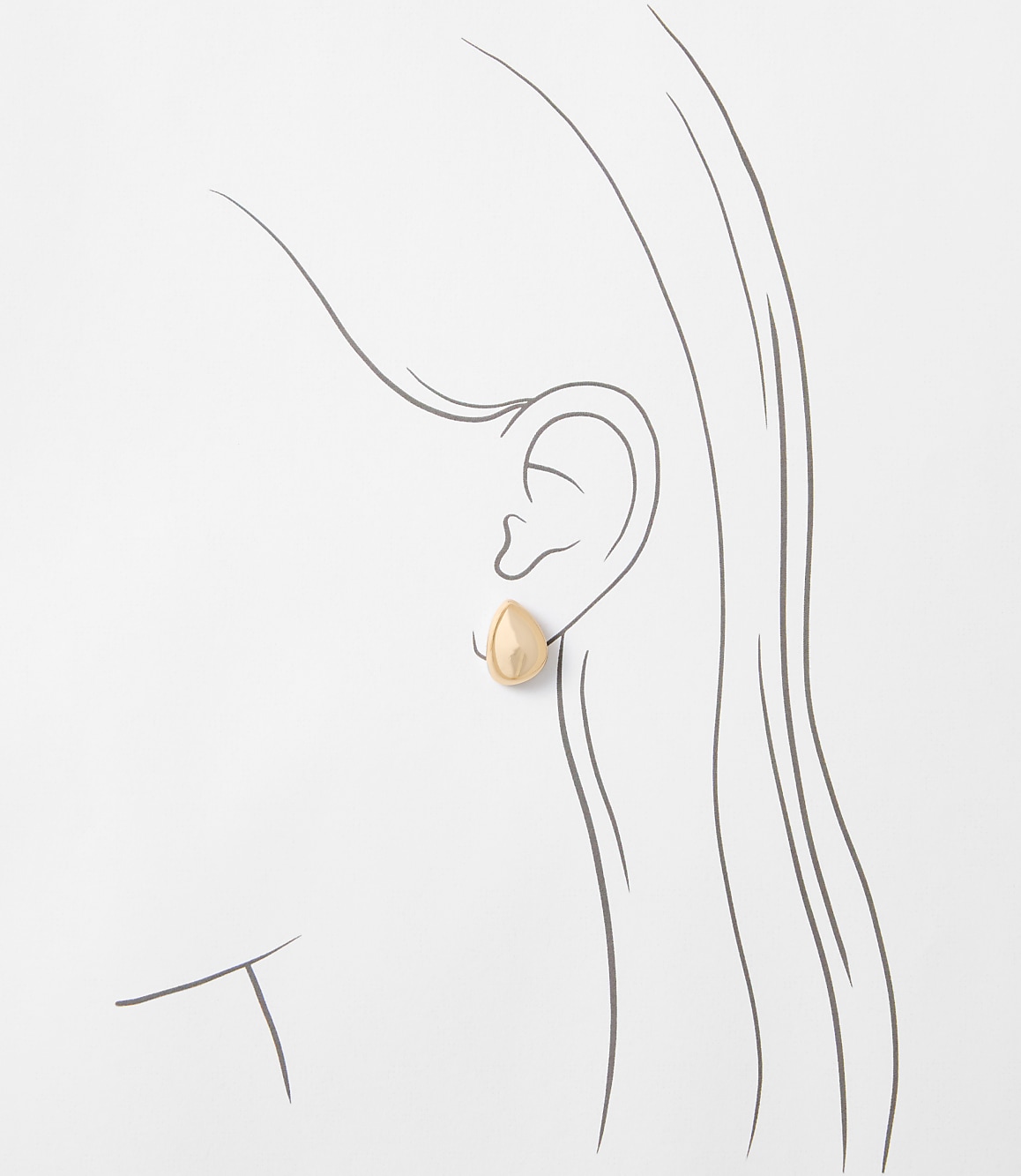 Sculpted Metallic Stud Earrings