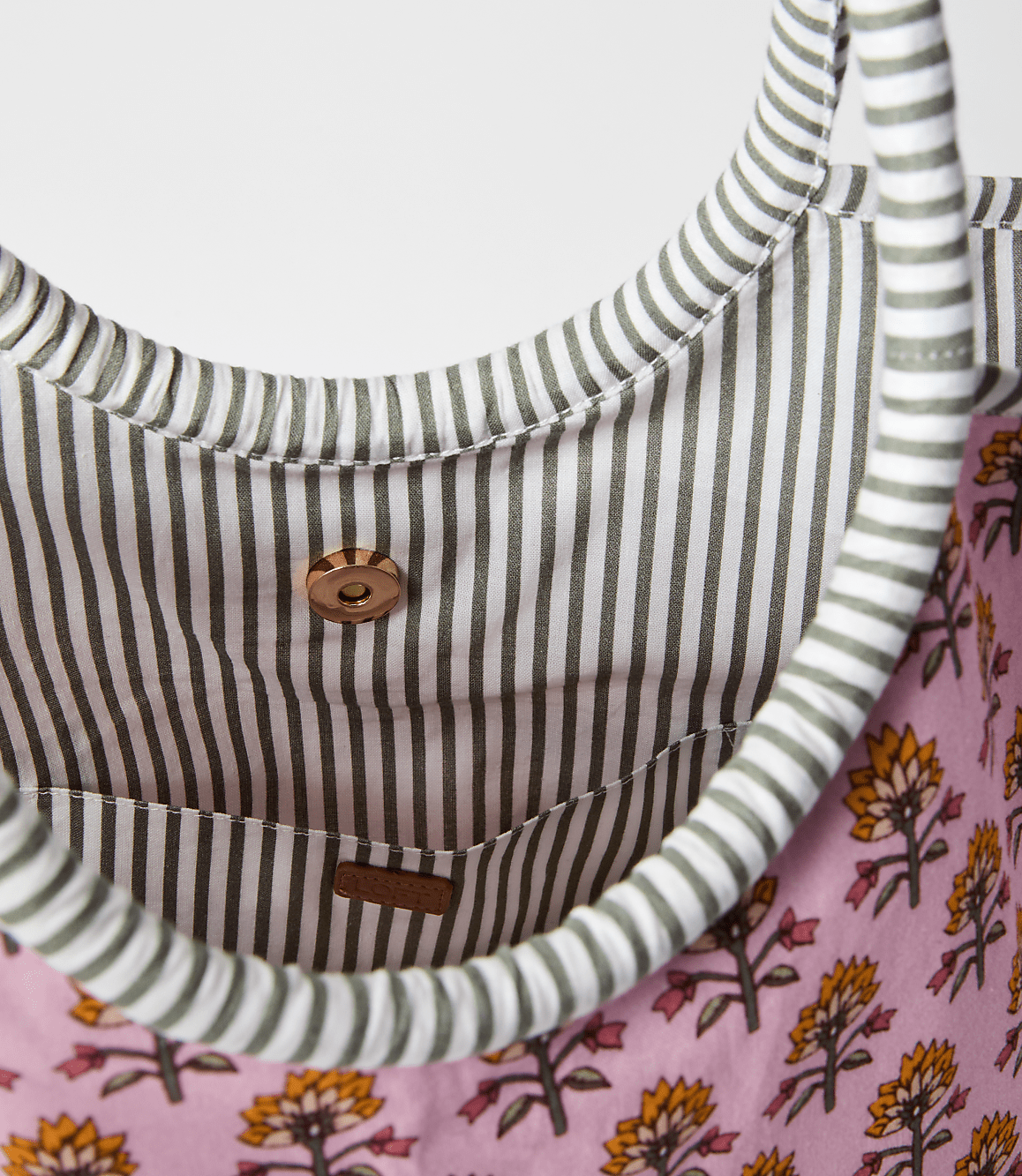 Garden Stripe Tote Bag
