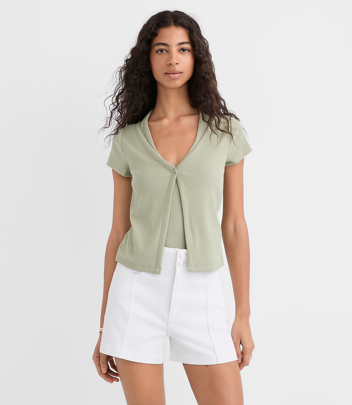 Perfect Ribbed Halter Layered Top