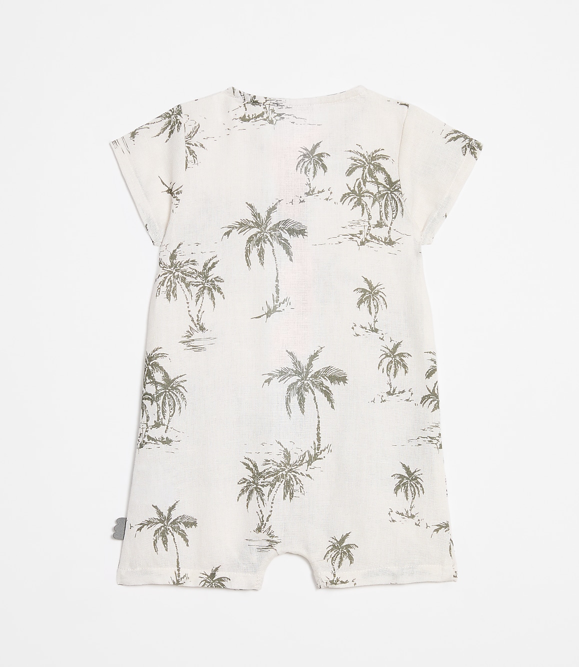 LOFT x Mon Coeur Linen Palm Tree Romper