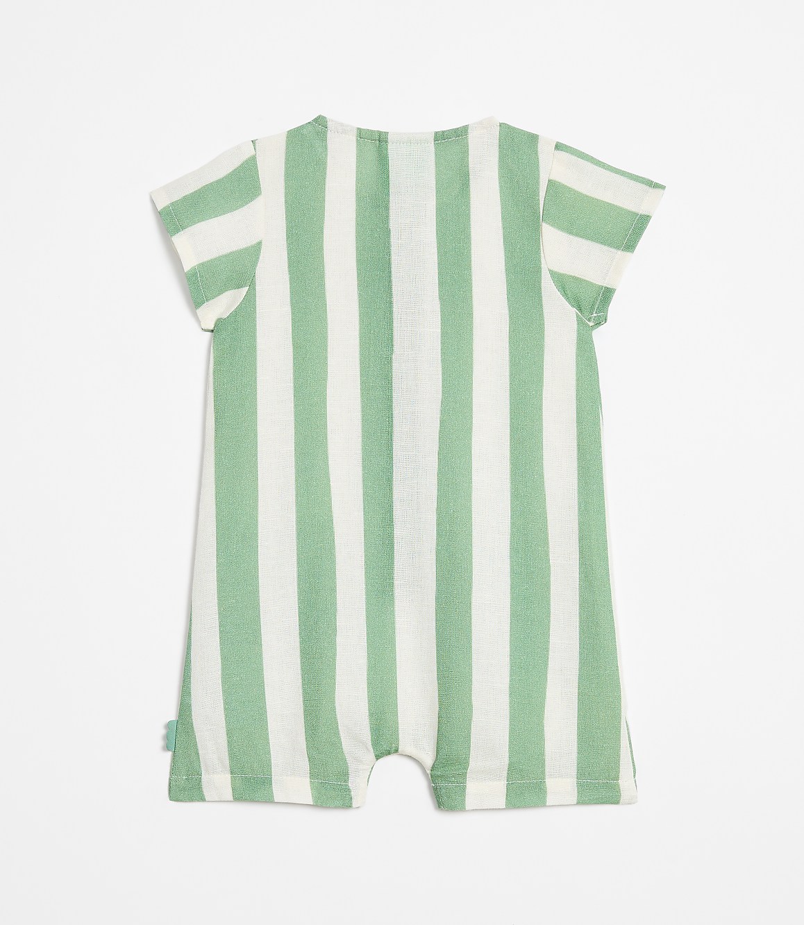 LOFT x Mon Coeur Linen Green Cabana Romper