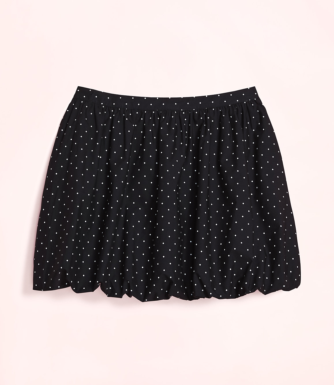 Lately Dotted Poplin Bubble Skirt