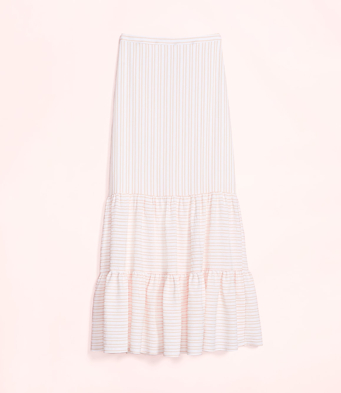Lately Striped Maxi Skirt