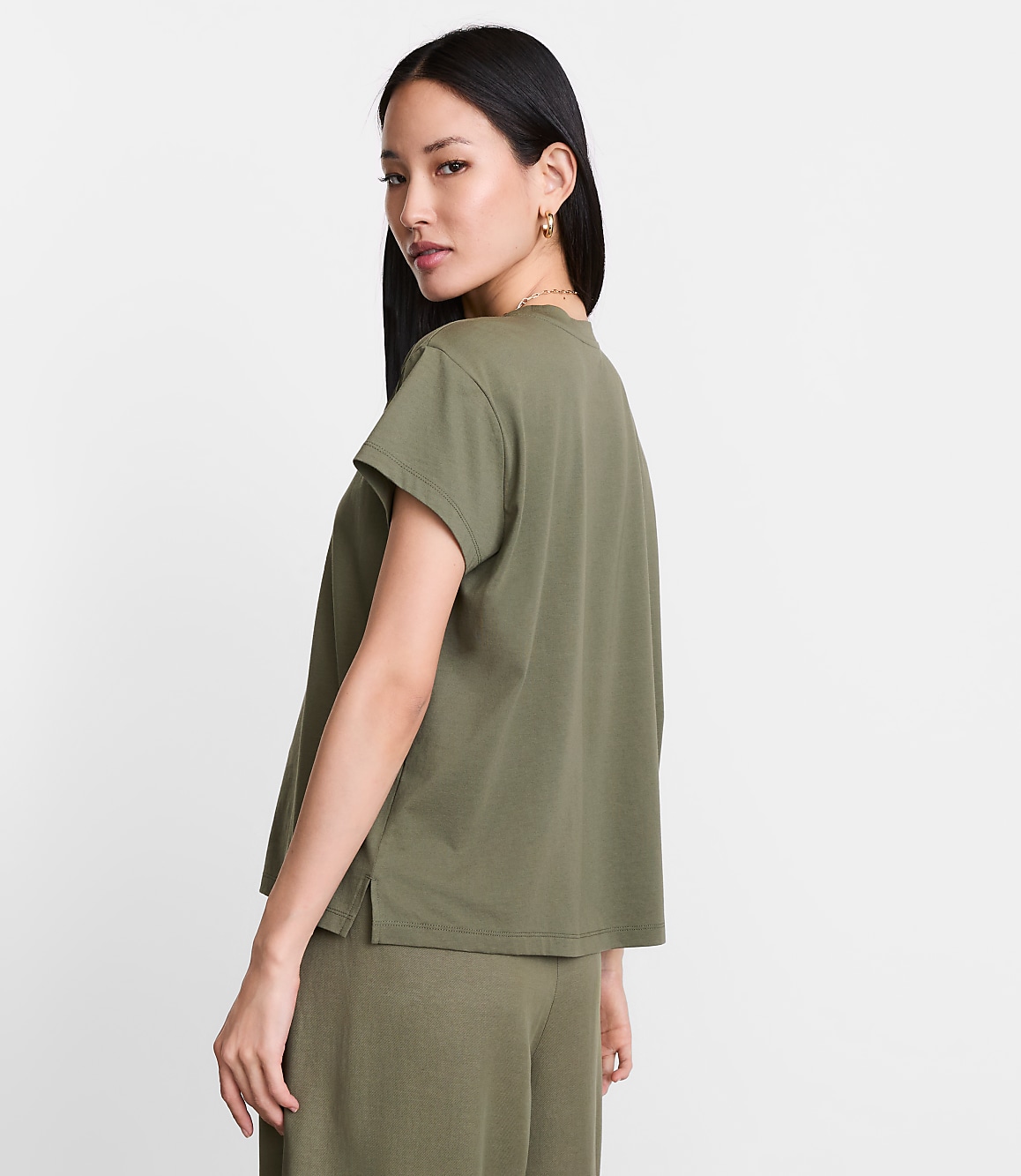 Petite LOFT Versa Relaxed Tee