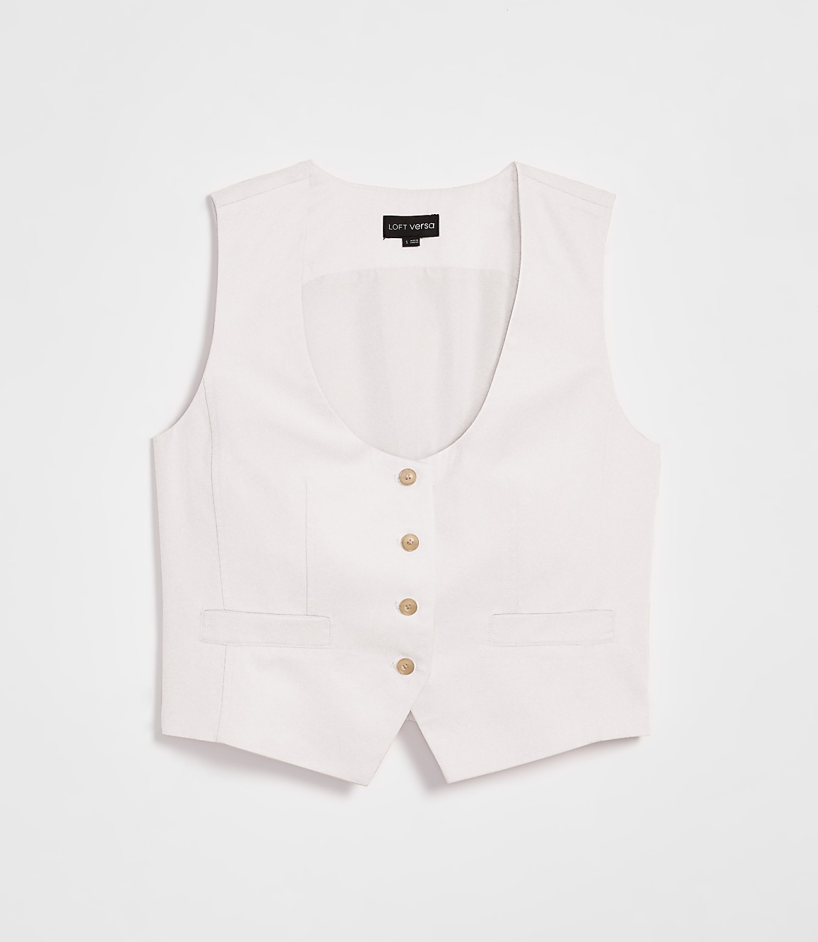 Petite LOFT Versa Pure Spun Pocket Vest