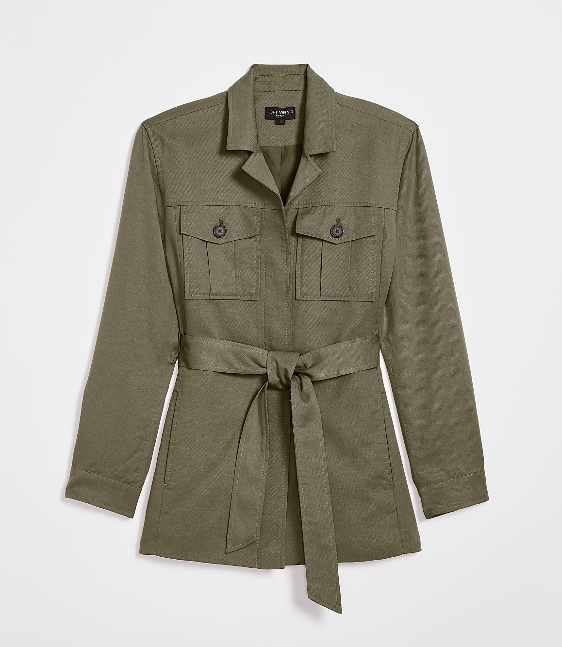 Petite LOFT Versa Pure Spun Safari Jacket