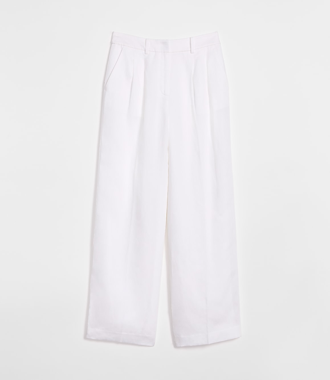 LOFT Versa Luxe Lyocell Linen Pleated Relaxed Straight Pants