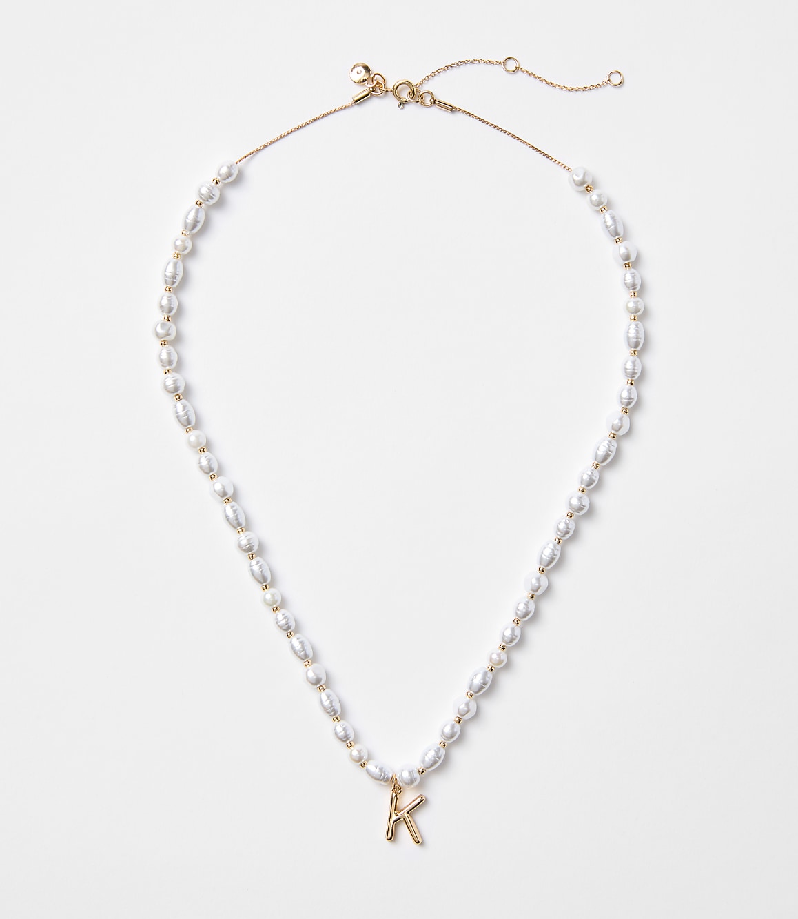 Pearlized Initial Necklace