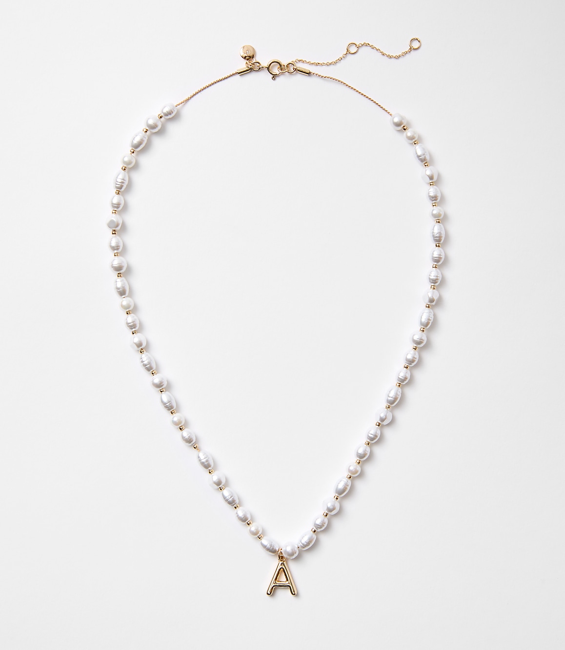 Pearlized Initial Necklace