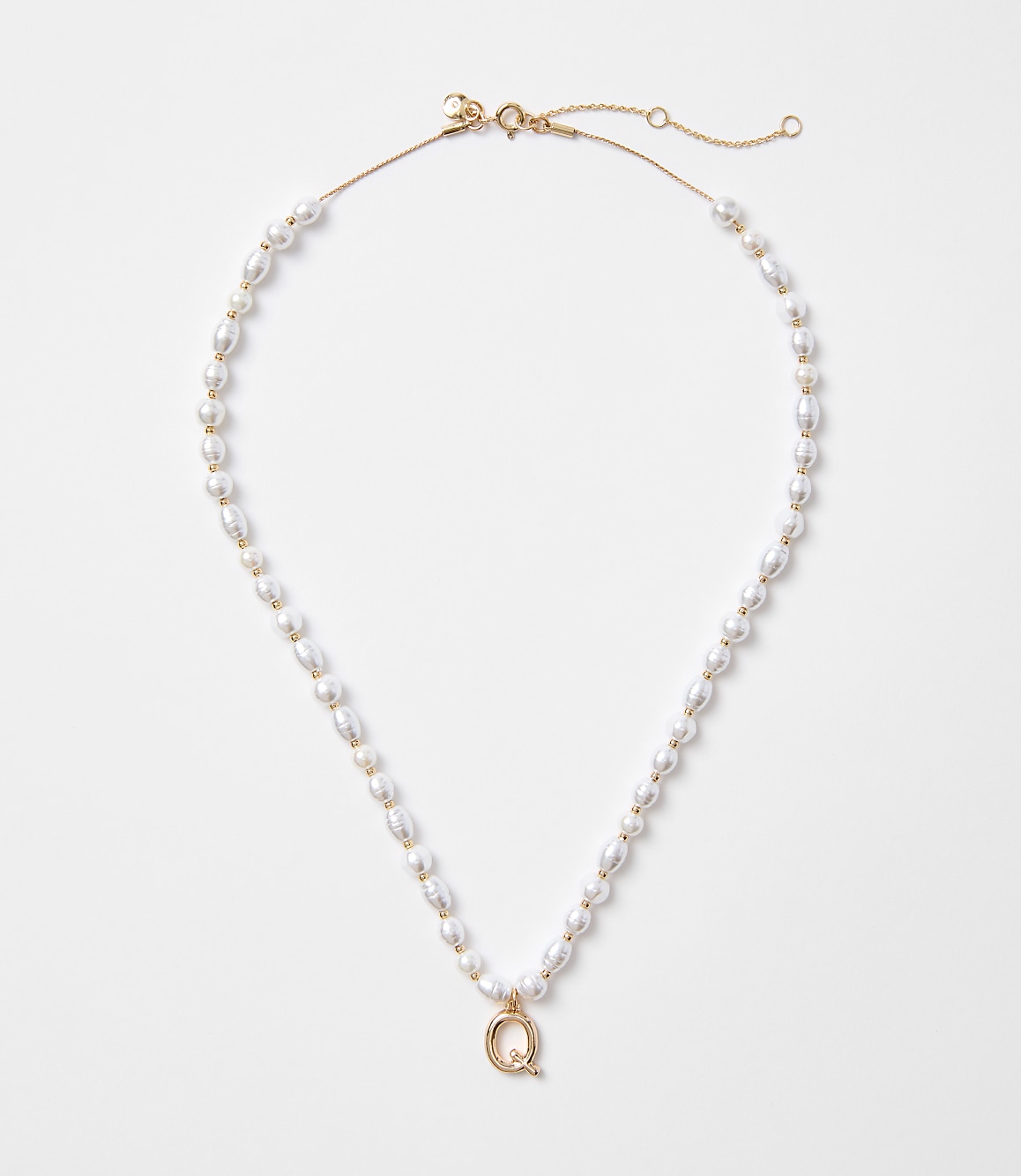 Pearlized Initial Necklace