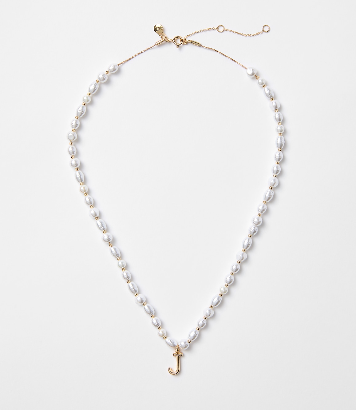 Pearlized Initial Necklace