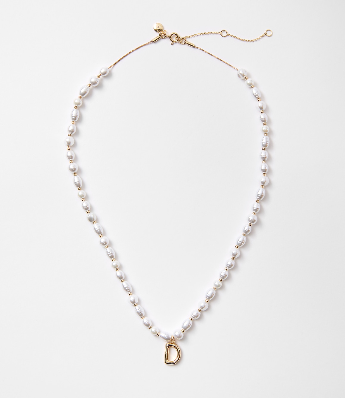Pearlized Initial Necklace